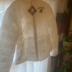 KU Jayhawk White Puffer